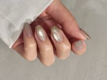 レイシア(Raysia)/ニュアンスミラーネイル