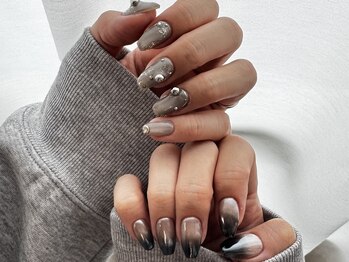 ペアリング(Pairing nail&eyelash)/free art 90min/持込みデザイン