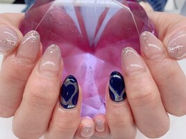 【嶌田】マグネットネイル