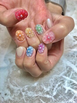 エステティックアンドネイル ローズ(ESTHETIC&NAIL Rose)/お花ネイル