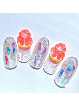 ネイルアンドまつげ リュフェール 五反田(Nail Lufaire)/フルーツネイル