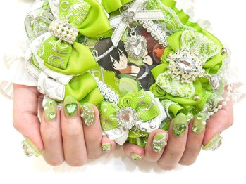 ネイルコレクション ピンク(Nail Collection Pink)/推しカラーネイル♪香賀美タイガ