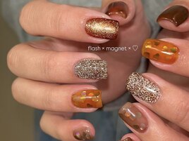 バレンタインネイル