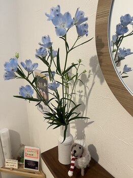 癒し～ぷ 本八幡店/各部屋に置いてあるお花＊