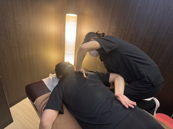 リラクゼーションなごみ 粟津店/【施術風景】肩甲骨まわりも◎
