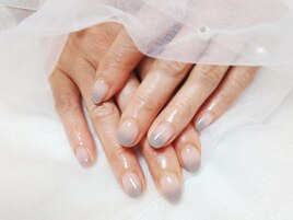 上品くすみパープルネイル