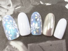 ネイルサロン トリック(Nail Salon TRICK)/ミラー＆ホワイト