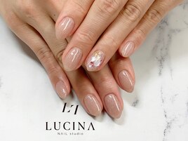C-968 押し花×シェルネイル