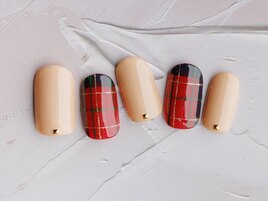 チェックネイル