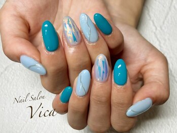 ヴィカ(Vica)/ターコイズオーロラデザイン☆