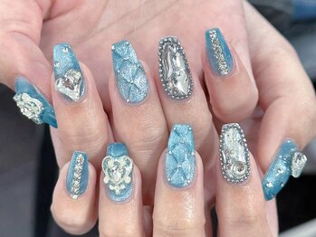 ネイルモンスター 新宿店(NAIL MONSTER)の写真/【ジェルオフ無料】やり放題メニューあり◎華やかネイルで周りと差がつく指先に★大切なイベント前にも◎