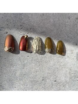 苑琳爪工(erin nail)/ヴィンテージアートネイル