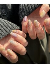 テントヘアー(tent hair)/パステル〇インクネイル