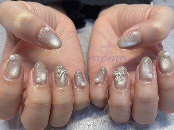 サロン ド モモ(salon de momo)/上嶋担当　マグネットネイル