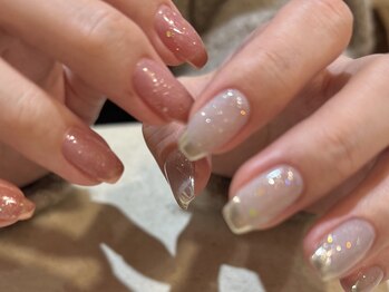 フラッシュラメ ミラーフレンチ