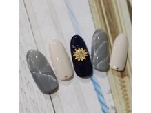 ネイルサロン リリオ(Nail Salon Ririo)/秋大理石風ネイル