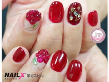 ネイリックス 栄ガスビル(NAILX)/ぶどうネイル☆
