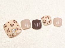 ケージュール(Kjour)/フット　レオパード　ヒョウ柄