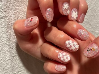 シェリーラメール 原宿店(cherie la mer)/チェックネイル