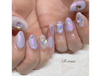 アールローズ(R-rose)/オーロラネイル