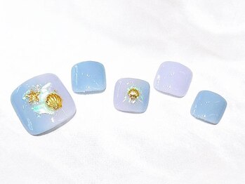 フィールネイル 天王町店(feelnail)/フット・トレンド定額　9500円