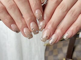 ラメグラ×ストーン