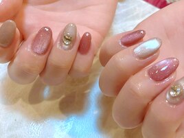 くすみピンクマグ