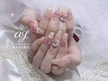 アミュレット 天王寺店(amulet)/シンプルネイル