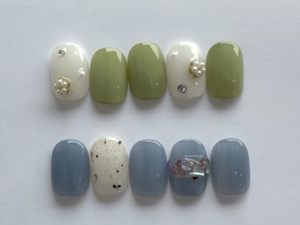 【新規/Hand】月替わりネイル定額シンプルコース \5900