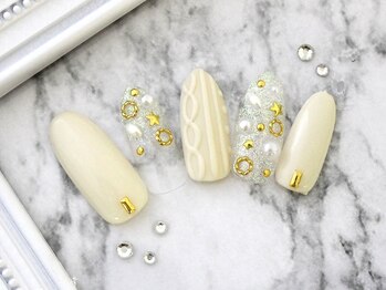 ニット×ビジュー¥7980