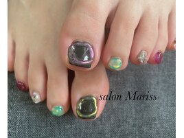 持ち込みデザインフットネイル