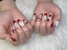エムネイル(M-Nail)/★フレンチ×チェックネイル★
