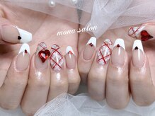 モナサロン(Mona salon)/チェック ハート バレンタイン