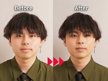 メンズメイク コレクション 名古屋店/Before After