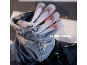 ノーリミットオオサカ 心斎橋(NOLIMIT.OSAKA)/フィルイン/長さだしネイル
