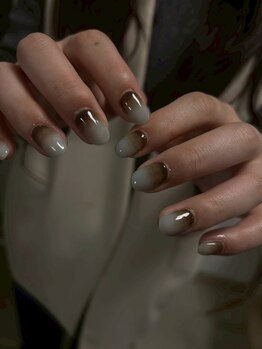 ラテネイル(Latte nail)/double gradation
