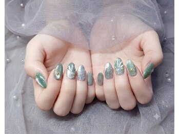 センシー ネイル スタジオ(Sensy Nail Studio)/マーメイド・貝殻定額デザイン