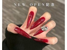ワンカラーネイル 夏 オフィス