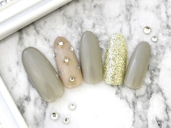 ネイルサロンフォーユー(for u)/ナチュラルストーン￥５９８０