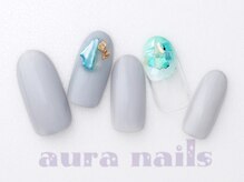 アウラネイルズ(aura nails)/☆ベーシックデザイン￥7800