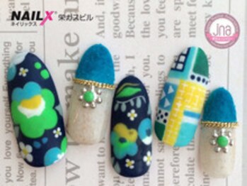 ネイリックス 栄ガスビル(NAILX)/北欧風もふもふネイル☆