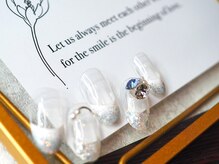 ナチュラボ ネイル(NATURA:BO NAIL)/ビジューネイル(ニュアンス)