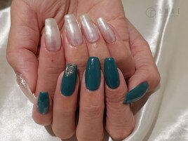 【パラジェル】ちぐはぐネイル