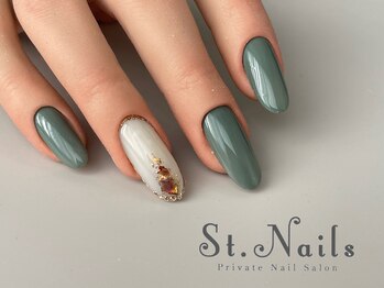 セントネイルズ (St.Nails)/３月限定限定シンプルデザイン