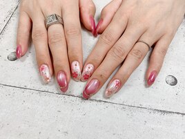 桜デザインネイル