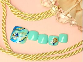 海色リゾートネイル