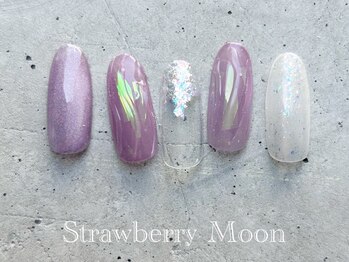 サロンストロベリームーン(Salon Strawberry Moon)/オーロラネイル ¥7980