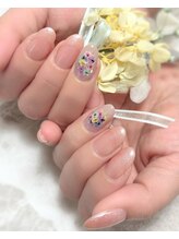 ロワゾブル ルリエ(L'oiseau bleu Relier)/フラワーネイル♪