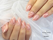アクロネイルプラス 吉塚店(ACRO NAIL Plus)/ピンクベージュマグネットネイル