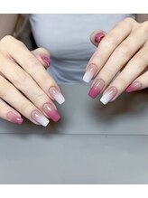 エイチサロン(H salon)/ピンクグラデーションネイル